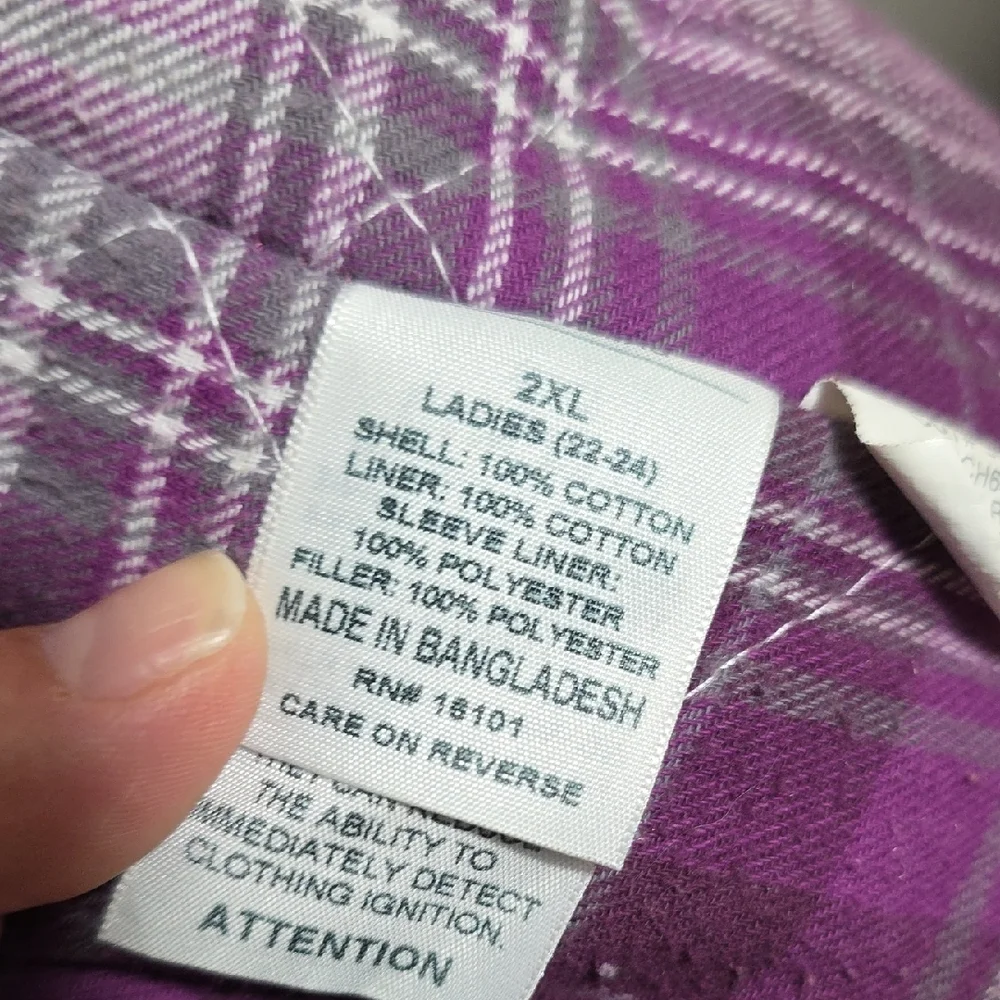 Women's Purple Utility Jacket - Picture 4 of 7
